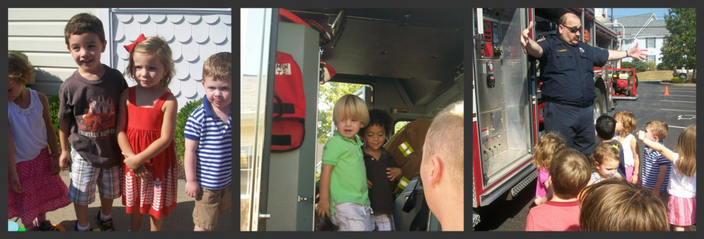 Lots of things to see on a firetruck