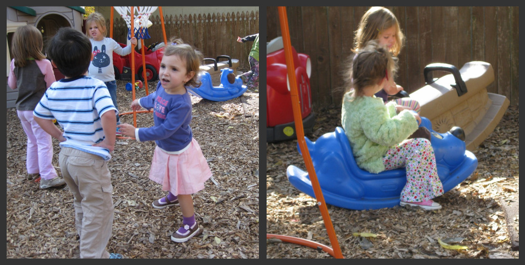 The fall weather has been perfect for gross motor play outside. 