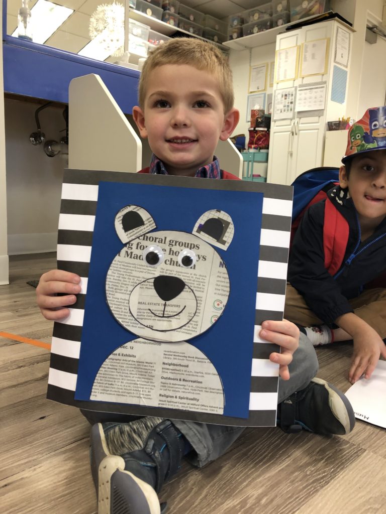 Polar Bear Newspaper Craftivity